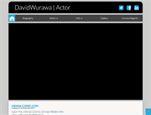 Tablet Screenshot of davidwurawa.com